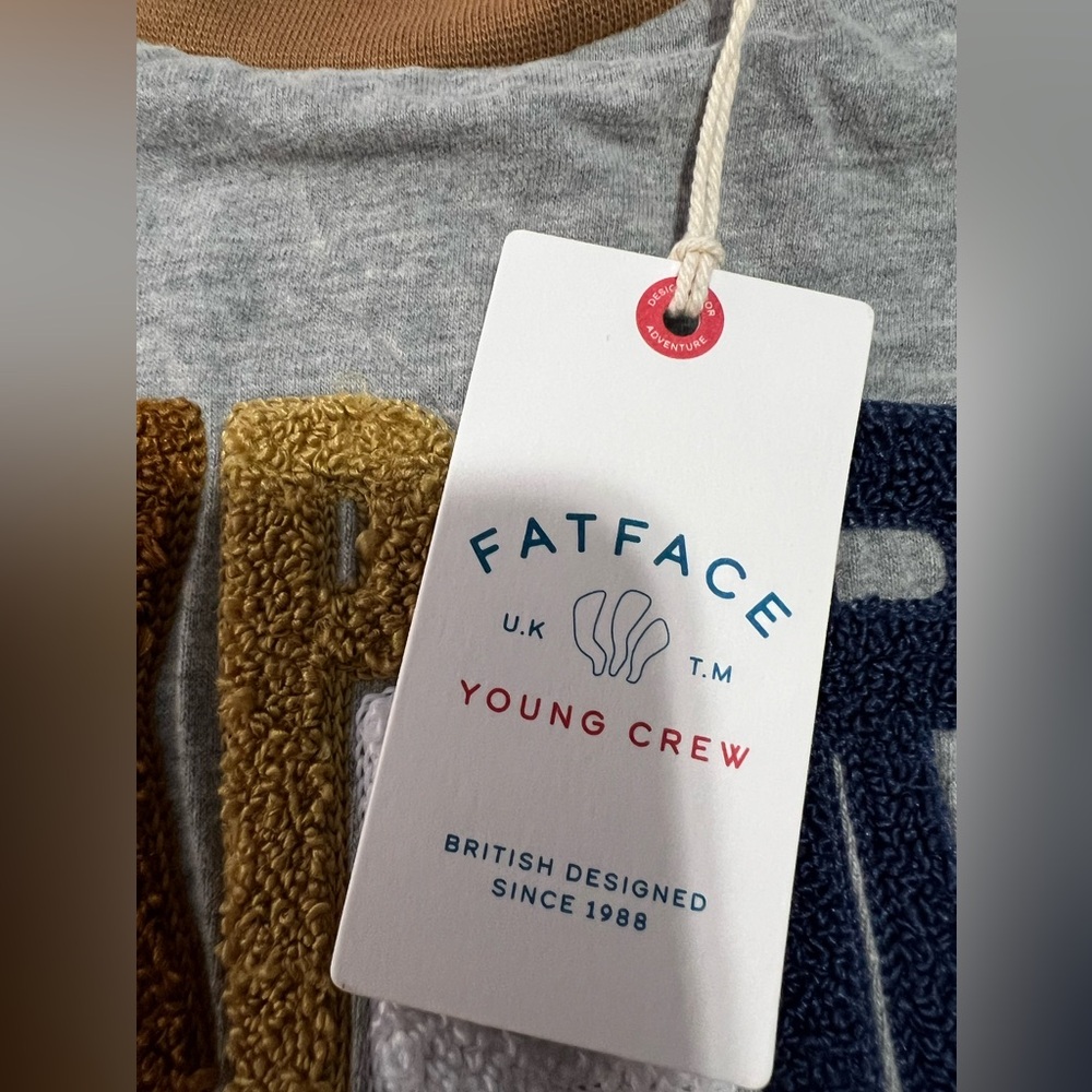 Fat Face Color Block Raglan tee NWT - Picture 4 of 7